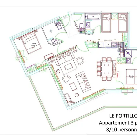 Apartment Le Portillo - Piscine - 3 Pieces Pour 10 Personnes Mae-4843